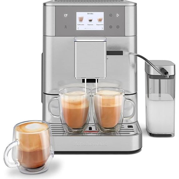 KitchenAid Fully Automatic Espresso Machine with Milk Attachment
