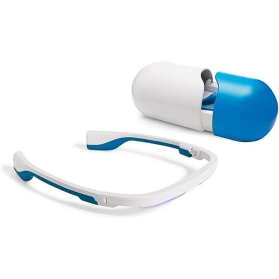Blue Light Therapy Glasses and Portable Lamp
