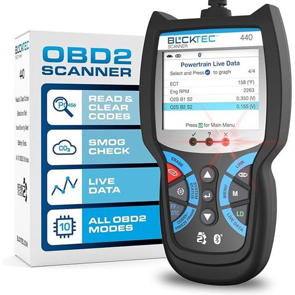 BLCKTEC 440 Bluetooth OBD2 Car Diagnostic Scanner
