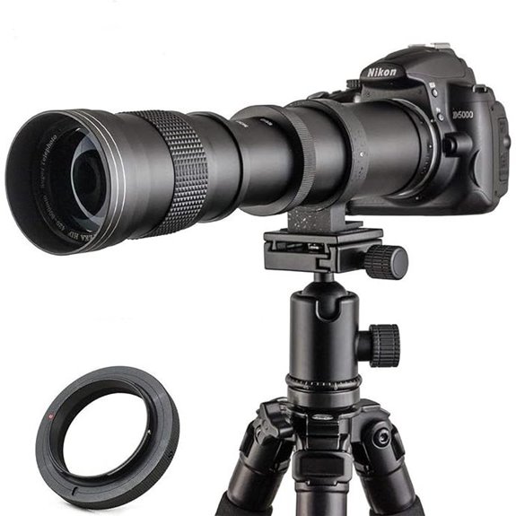 JINTU 420-800mm f/8 Telephoto Zoom Lens for Canon