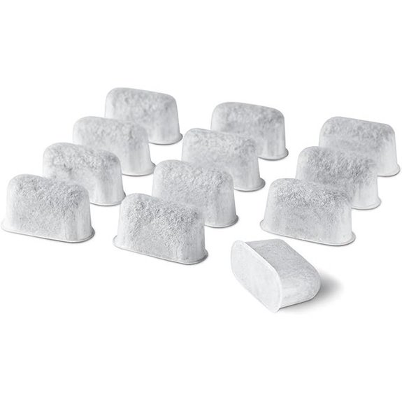 12-Pack Charcoal Water Filters for Cuisinart Coffee Machines