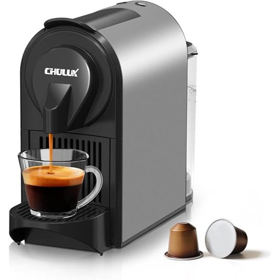 compact dual brew espresso machine
