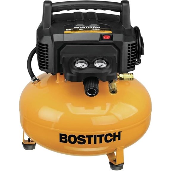 Bostitch 6-Gallon Oil-Free Pancake Air Compressor
