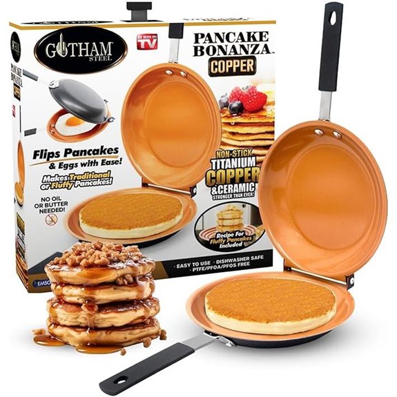 Gotham Steel Double-Sided Nonstick Pancake Pan