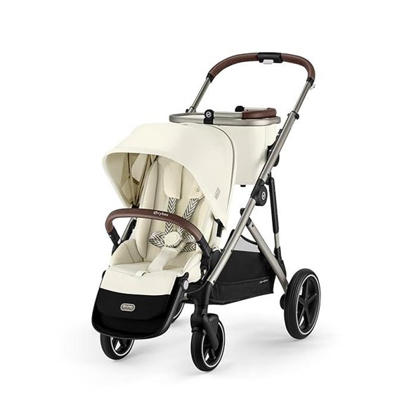 Cybex Gazelle S Double Stroller with Basket