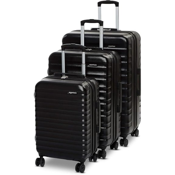 Amazon Basics 3-Piece Hardshell Suitcase Set