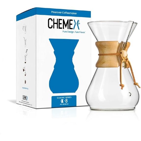 Chemex 8-Cup Pour-Over Glass Coffee Maker
