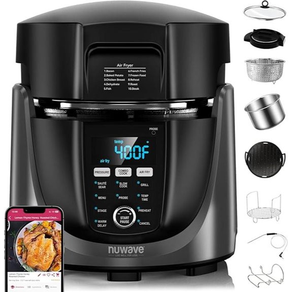 Nuwave Duet Electric Pressure Cooker & Air Fryer