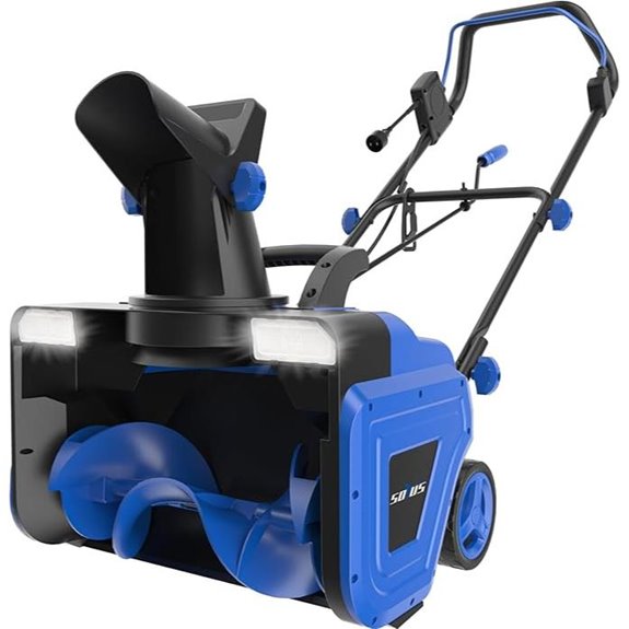 SOYUS Electric Snow Blower with LED Lights