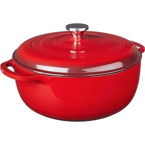 Lodge 7.5 Qt Enameled Cast Iron Dutch Oven