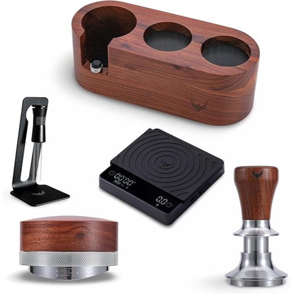 Breville Espresso Accessories: Tamper Distributor Scale & Tools