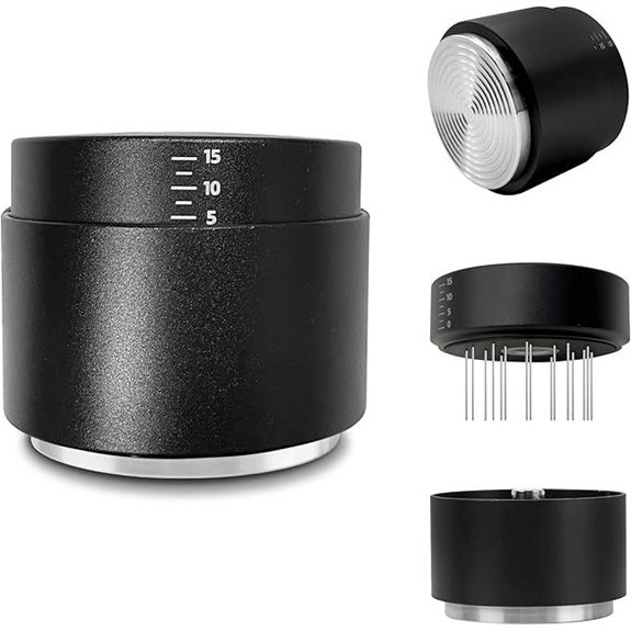 3-in-1 Espresso Distributor and Tamper Set