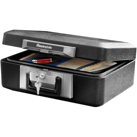 SentrySafe Fireproof Safe Box with Key Lock
