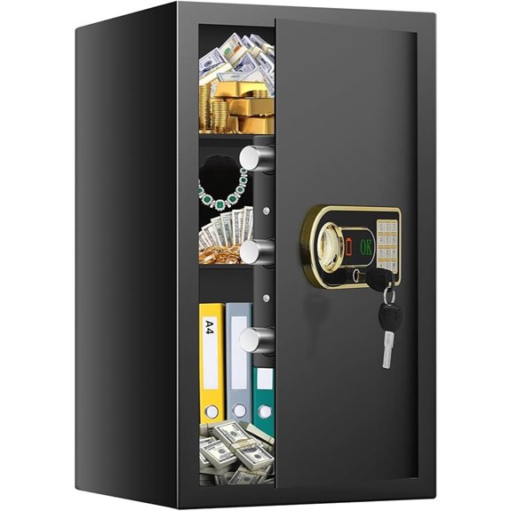 Large Fireproof Waterproof Safe with Digital Lock