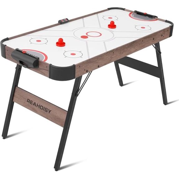 56” Foldable Air Hockey Table with Electronic Scoring