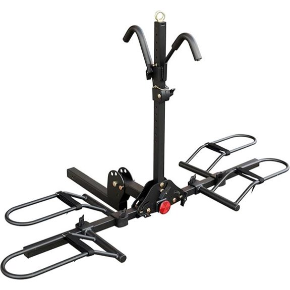 Young Bike Rack Hitch for Car 2 Bikes Folding 200LB
