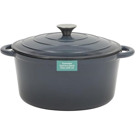 Gibson Addlestone 7 Qt Enameled Cast Iron Dutch Oven