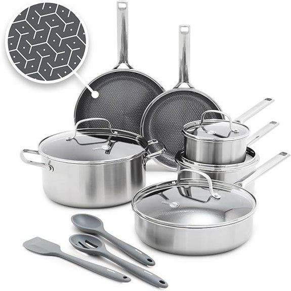 GreenPan Hybrid 13-Piece Nonstick Cookware Set