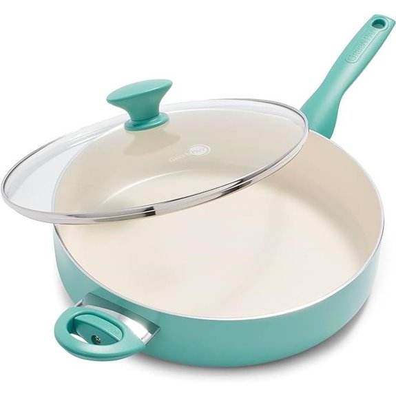 GreenPan Rio 5QT Nonstick Saute Pan with Lid