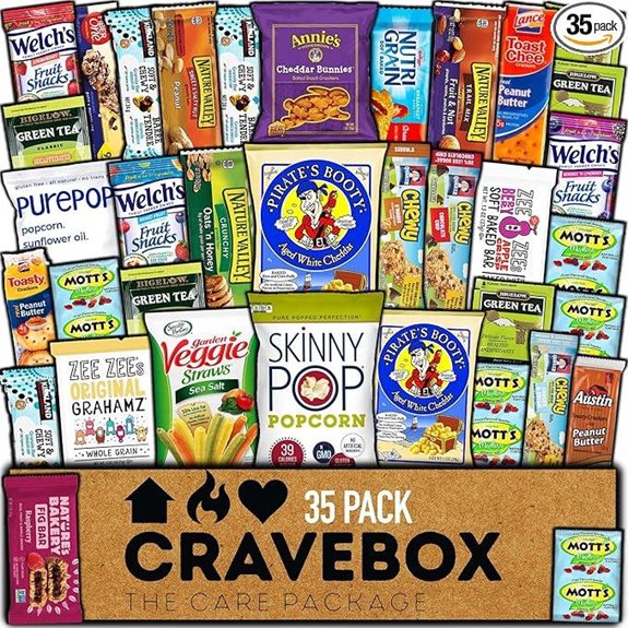 CRAVEBOX Healthy Snack Box Assortment Gift Pack