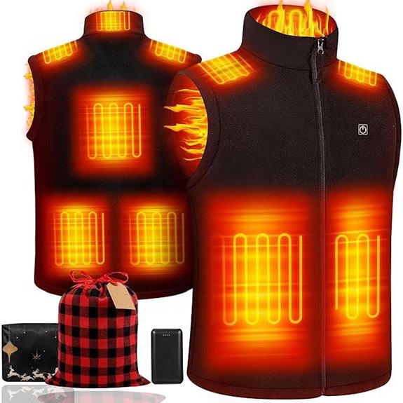 Heated Vest with 20000mAh Power Bank for Outdoors