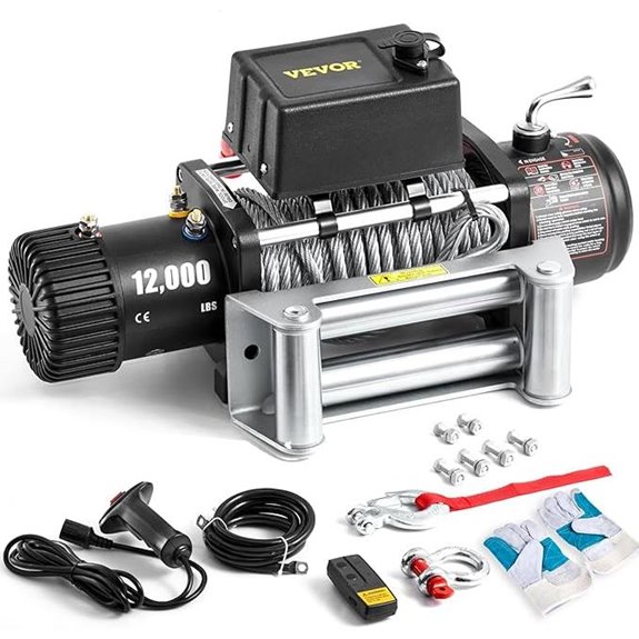 VEVOR 12000lb Electric Winch with Remote for Vehicles
