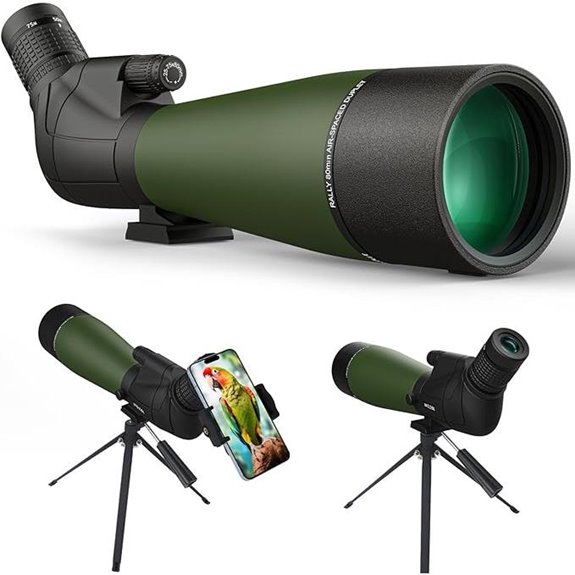 25-75X80/100 Waterproof Spotting Scope for Hunting