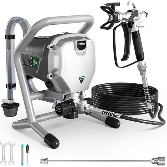 High-Pressure Airless Paint Sprayer with Extension