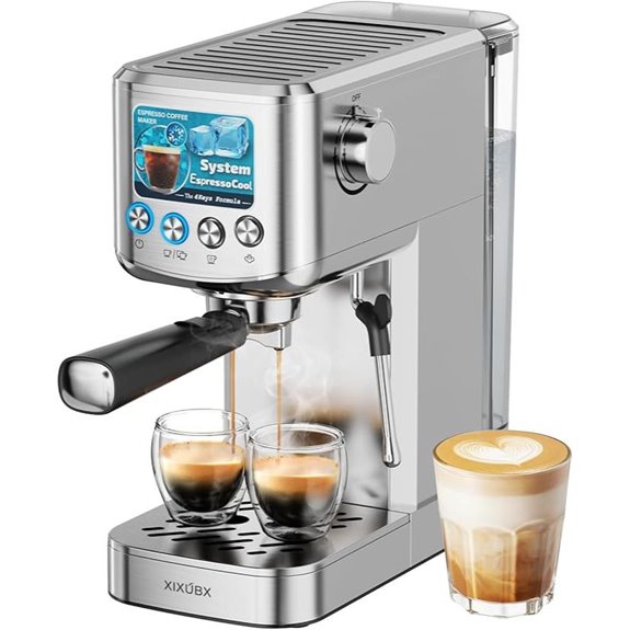 high pressure espresso with frother