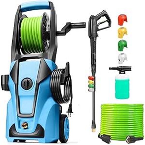 Pressure Washer 5000PSI with Hose Nozzles Foam Cannon