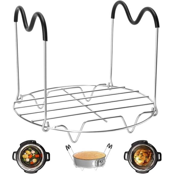 Steamer Rack Trivet for Instant Pot 6/8 Qt