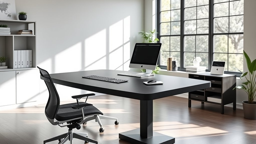 key adjustable desk features