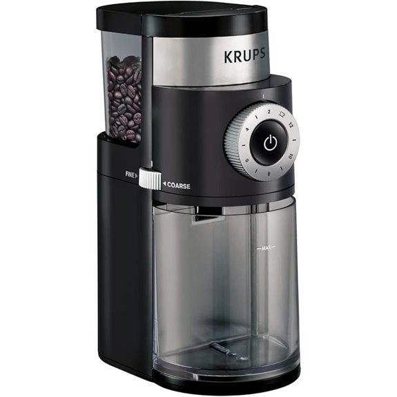 KRUPS Burr Coffee Grinder 12 Settings 8oz Capacity