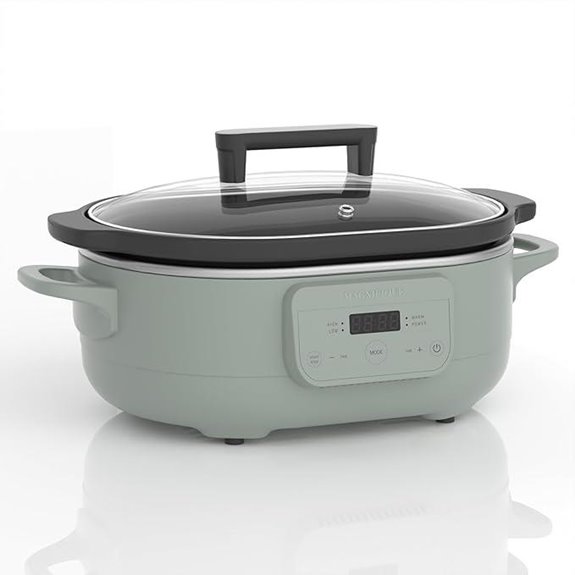 6-Quart Programmable Slow Cooker with Nonstick Pot