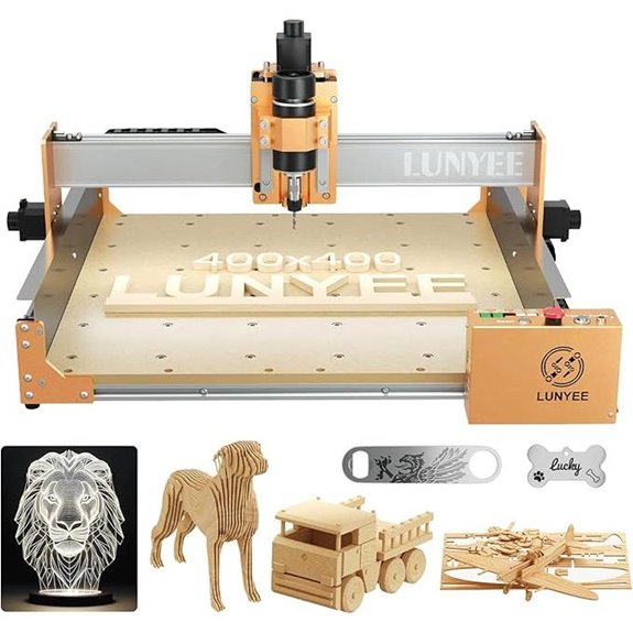 LUNYEE 4040 PRO CNC Router with Metal Frame