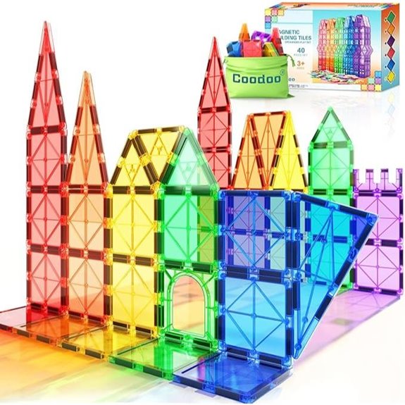 magnetic building blocks set