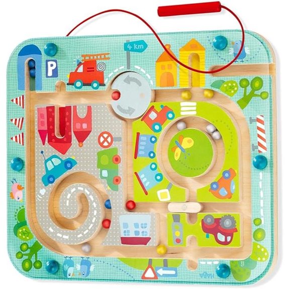 magnetic maze travel toy