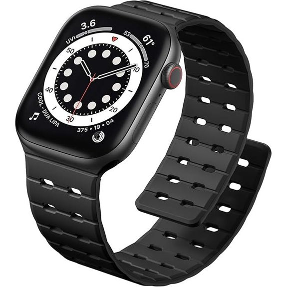 Getino Magnetic Silicone Watch Band for Apple Watch