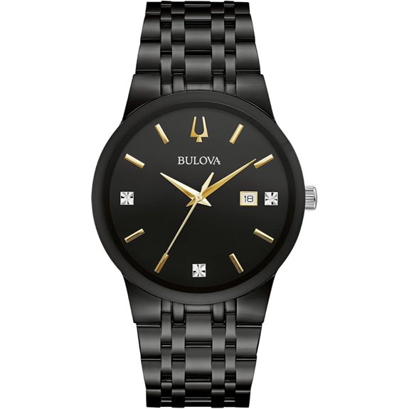 Bulova Men's Gold Tone Stainless Steel Watch