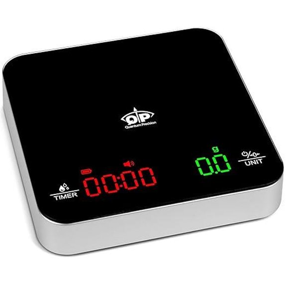 QP Mini Coffee Scale with Timer and Touch Control