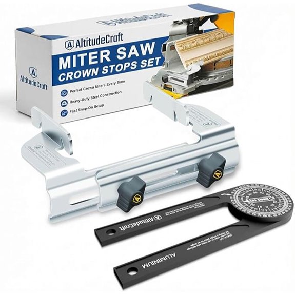 Miter Saw Crown Stops & Protractor Angle Set