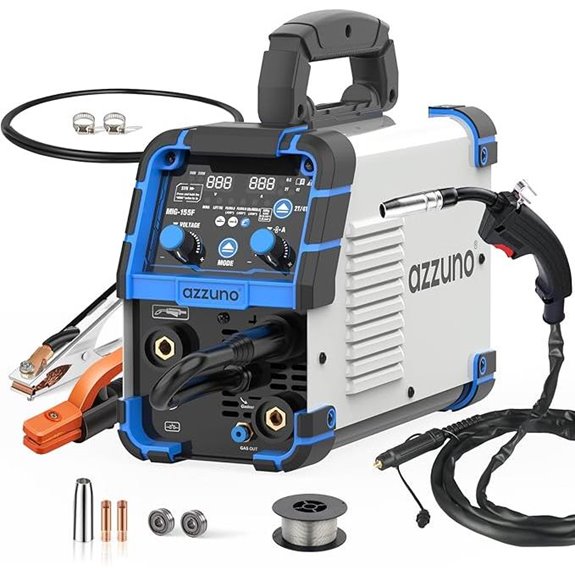 AZZUNO 155Amp Multi-Process MIG/TIG/Stick Welder