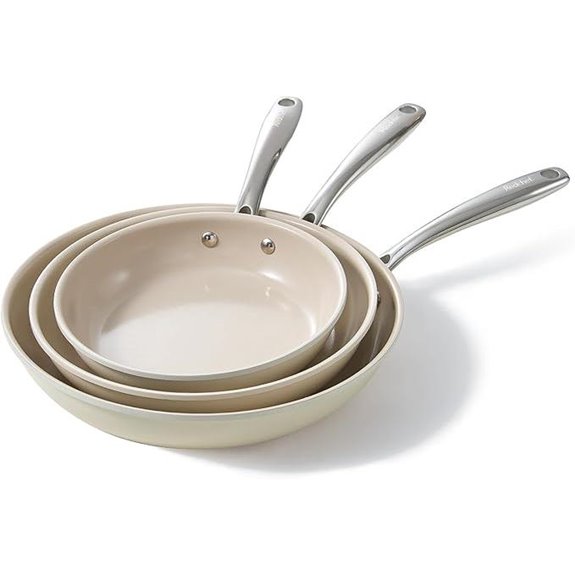 Redchef Nonstick Ceramic Frying Pan Set (8 9.5 11)