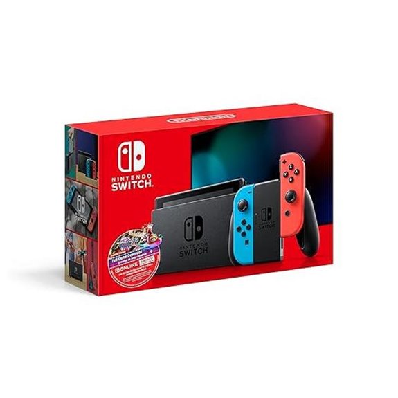 Nintendo Switch Neon Blue/Red with Mario Kart 8 Deluxe