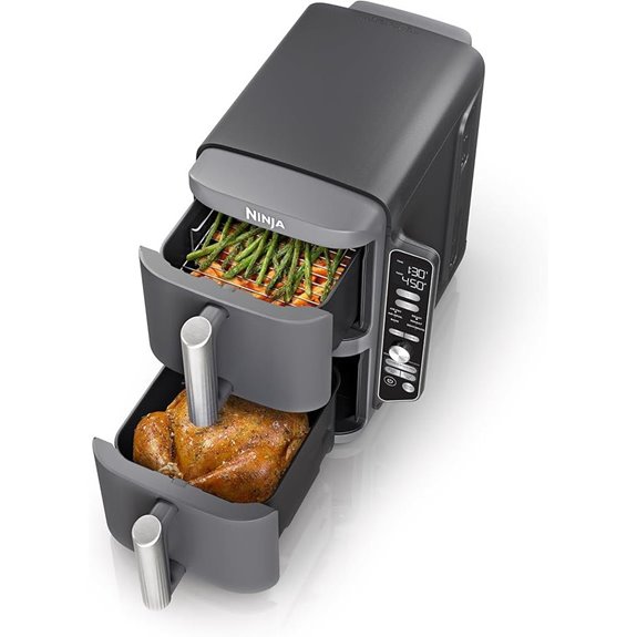 Ninja 10QT Double Basket Air Fryer 6-in-1