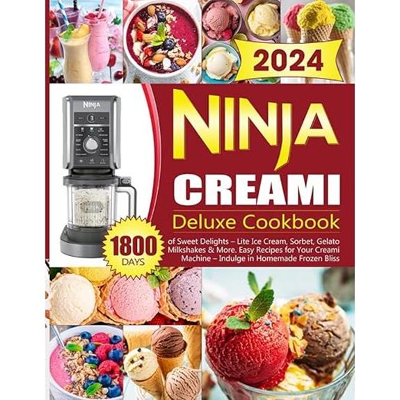 Ninja Creami Deluxe Cookbook: 1800 Days of Frozen Recipes