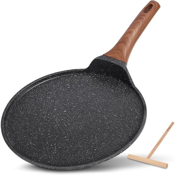 ESLITE LIFE Nonstick Crepe Pan with Spreader