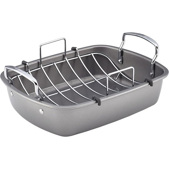 nonstick roasting pan rack