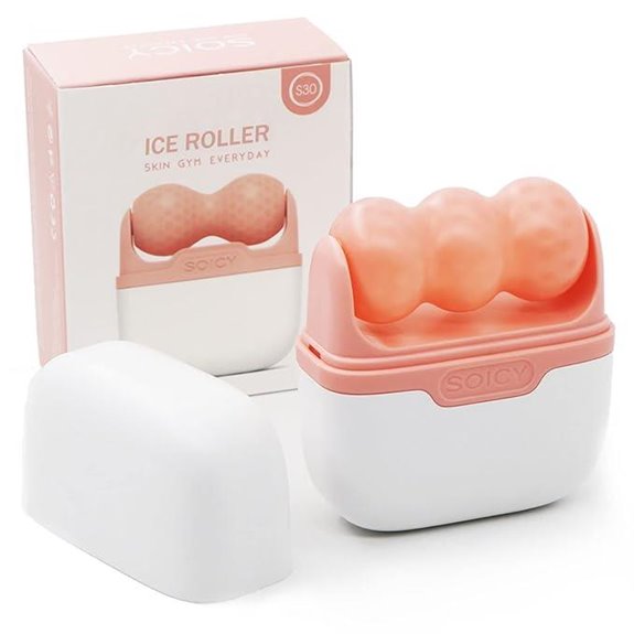 Ice Facial Roller with Travel Case (Pink)