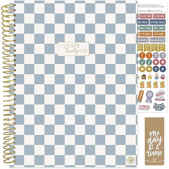 Bloom Daily 2026 Planner with Stickers & Tabs